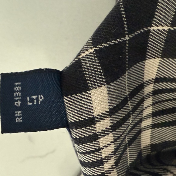 Ralph Lauren Vintage Plaid Long Sleeve Button Down Shirt. Black and Beige Size-M - Picture 13 of 16